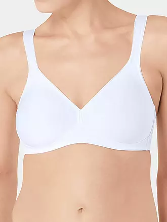 TRIUMPH | BH ohne Bügel Soft & Cotton Weiss | 