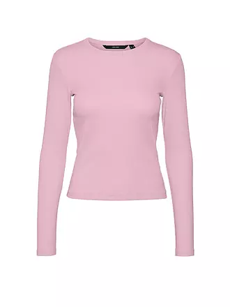 VERO MODA | Langarmshirt Slim Fit  VMCHLOE | rosa