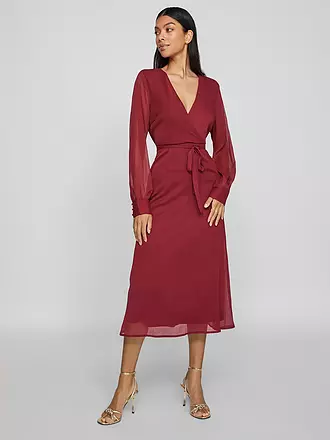 VILA | Cocktailkleid VIFALIA | dunkelrot