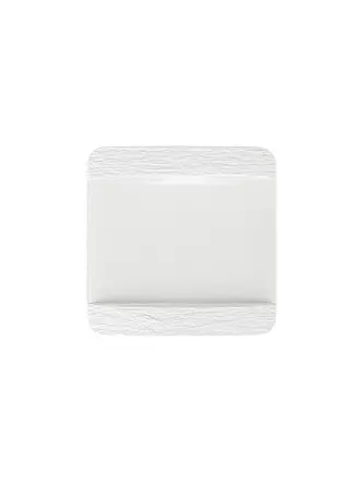 VILLEROY & BOCH | Speiseteller quadratisch Manufacture Rock Blanc 28x28cm | 