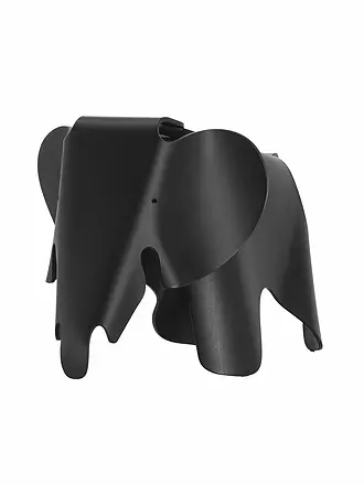 VITRA | Deko Elefant Eames S (Eisgrau) | schwarz