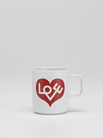 VITRA | Henkelbecher - Tasse Coffee Mug  Love Heart Gold | rot