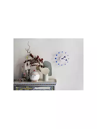 VITRA | Wanduhr 33cm BALL CLOCK Spezial Edition Dusk | blau