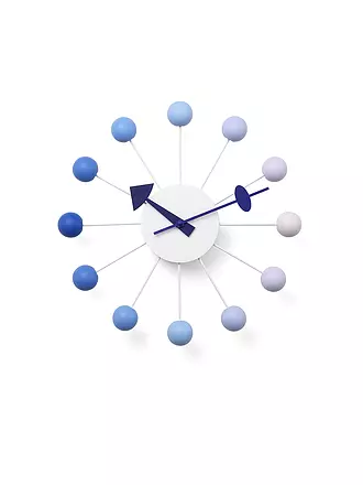 VITRA | Wanduhr 33cm BALL CLOCK Spezial Edition Sunrise | blau