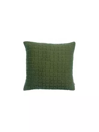 VIVARAISE | Kissenhülle 45x45cm SWAMI Olive | creme