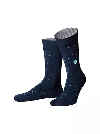 VON JUNGFELD | Socken ELCH oliv | blau