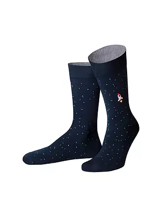 VON JUNGFELD | Socken FLIEGENPILZ schlamm | blau