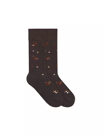 VON JUNGFELD | Socken NSnow Owl | braun