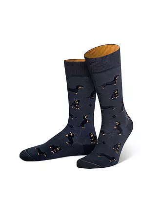 VON JUNGFELD | Socken Slalom | dunkelblau