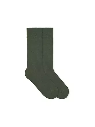 VON JUNGFELD | Socken Svalbard / schwarz | dunkelgrün