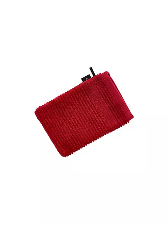 VOSSEN | Waschhandschuh TOMORROW 22x16cm Prim Rose | rot