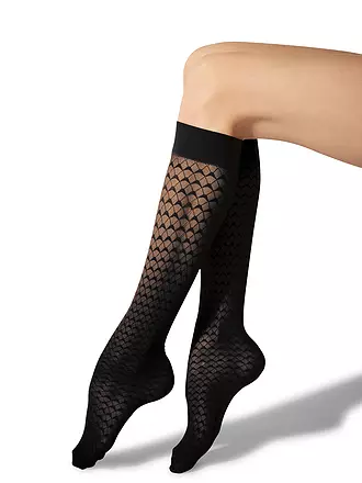 WOLFORD | Kniestrümpfe 30 DEN black | schwarz