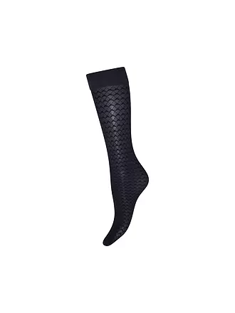 WOLFORD | Kniestrümpfe 30 DEN deep night | schwarz