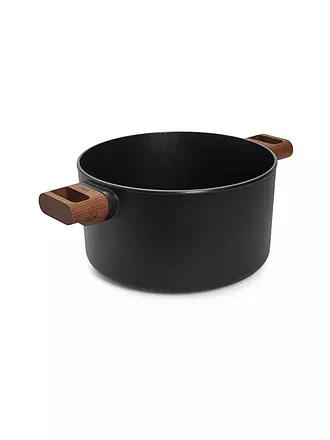 WOLL | Kochtopf mit Holzgriff 24cm ECO-LOGIC Antihaft | schwarz