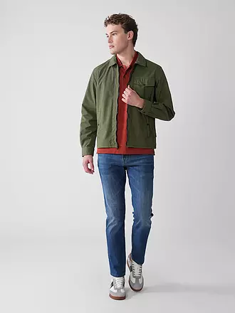 WOOLRICH | Overshirt GABARDINE | olive