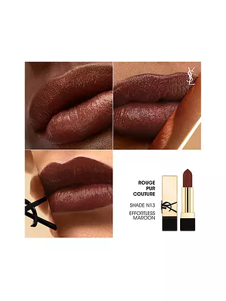 YVES SAINT LAURENT | Lippenstift - Rouge Pur Couture (N12) | dunkelrot