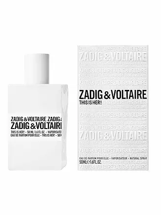 ZADIG & VOLTAIRE | This is Her! Eau de Parfum Vaporisateur 50ml | 