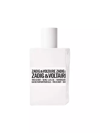 ZADIG & VOLTAIRE | This is Her! Eau de Parfum Vaporisateur 50ml | 