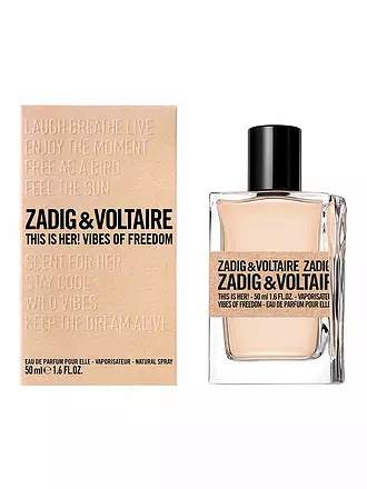 ZADIG & VOLTAIRE | This is Vibes of Freedom pour elle Eau de Parfum 50ml | 