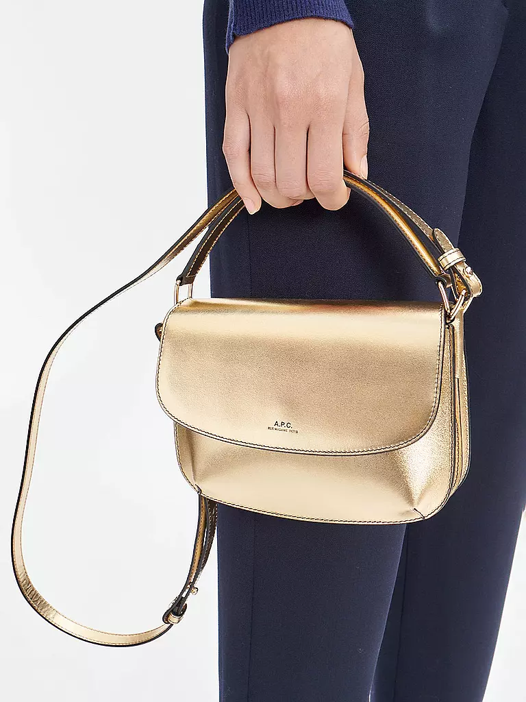 A.P.C. | Ledertasche - Mini Bag SARAH | gold