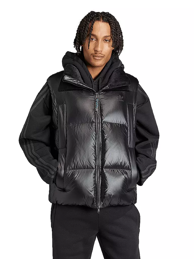 ADIDAS ORIGINALS | Daunensteppgilet | schwarz