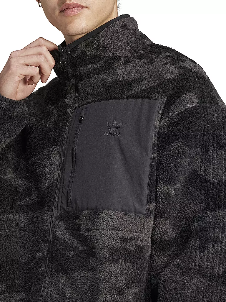 ADIDAS ORIGINALS | Fleecejacke | schwarz