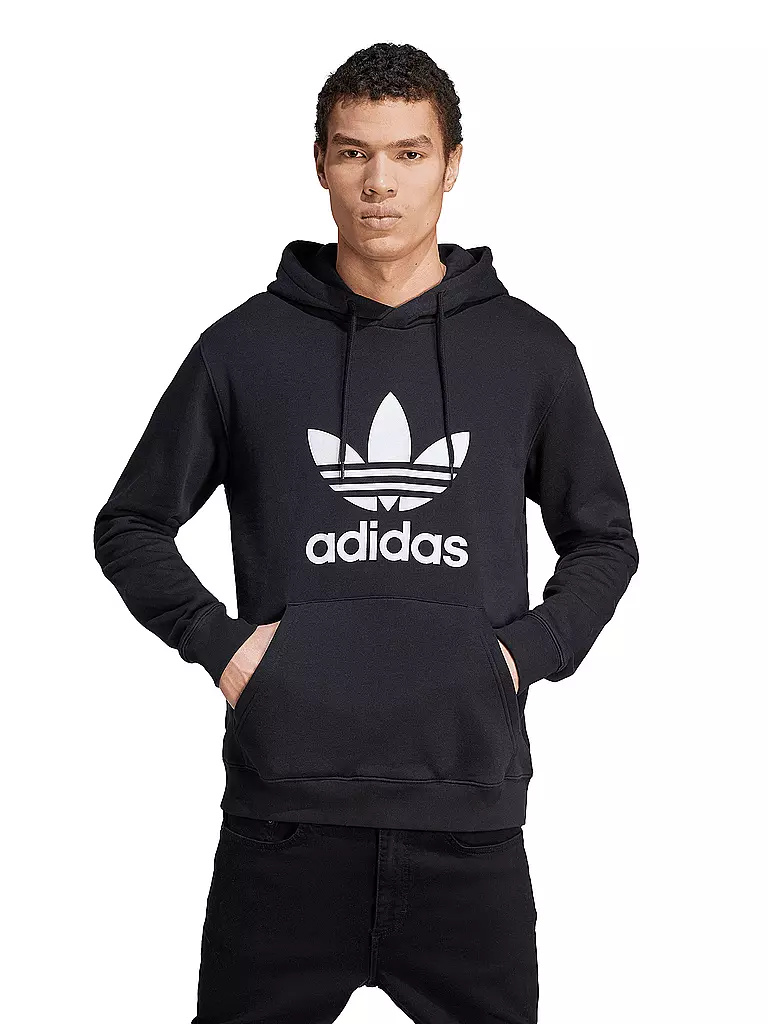 ADIDAS ORIGINALS | Kapuzensweater - Hoodie TREFOIL  | schwarz