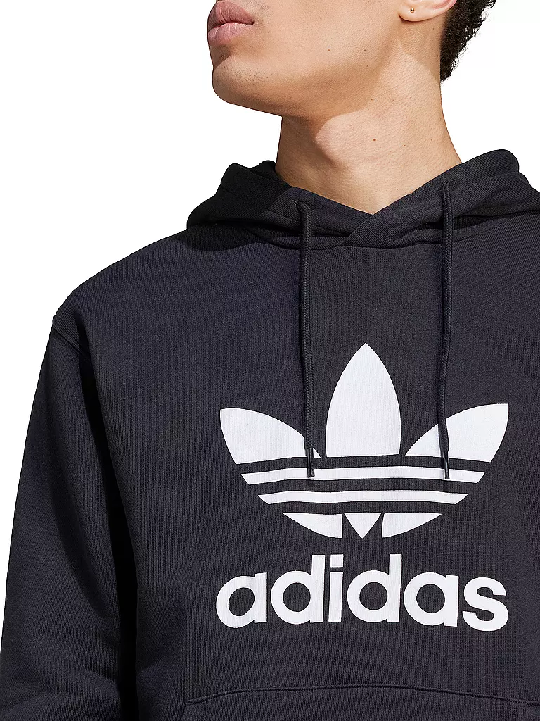 ADIDAS ORIGINALS | Kapuzensweater - Hoodie TREFOIL | schwarz