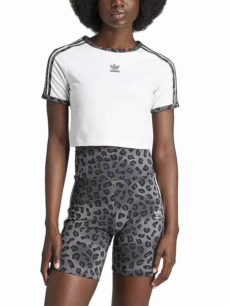 ADIDAS ORIGINALS | T-Shirt Cropped Fit | weiss