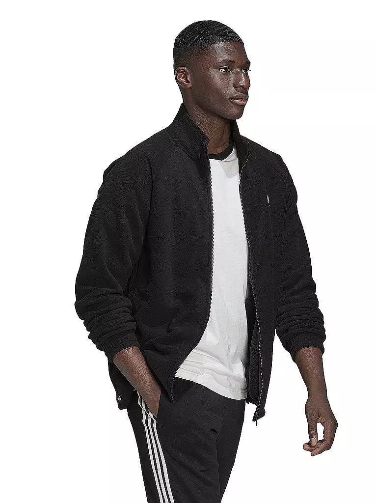 ADIDAS | Fleecejacke | schwarz