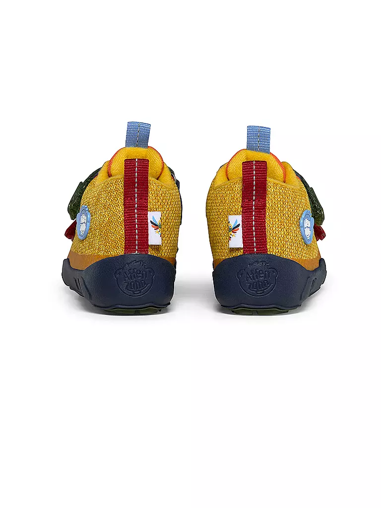 AFFENZAHN | Kinder Barfußschuhe - Übergangsschuhe KNIT HAPPY Paradiesvogel | lila