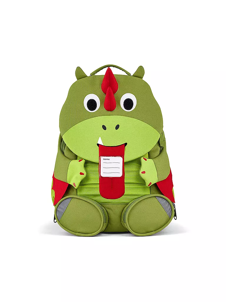 AFFENZAHN | Kinder Rucksack Großer Freund - Drache  | grün