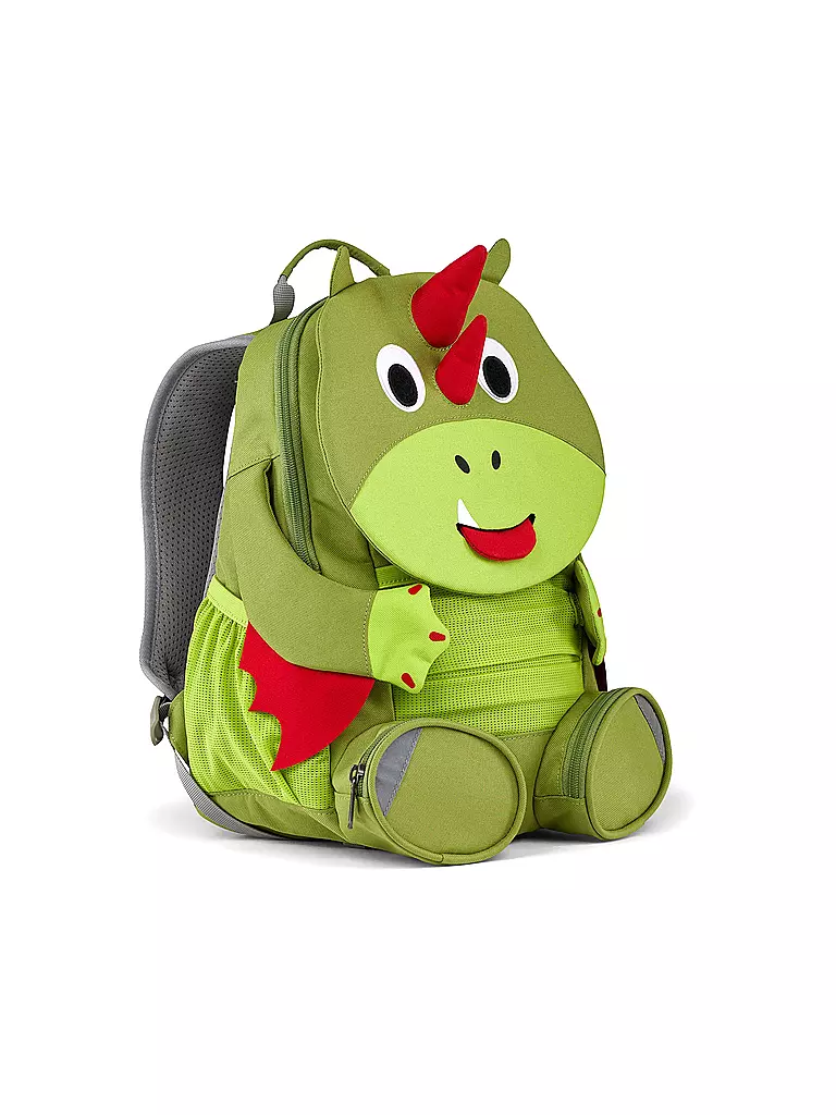 AFFENZAHN | Kinder Rucksack Großer Freund - Drache | dunkelgrün