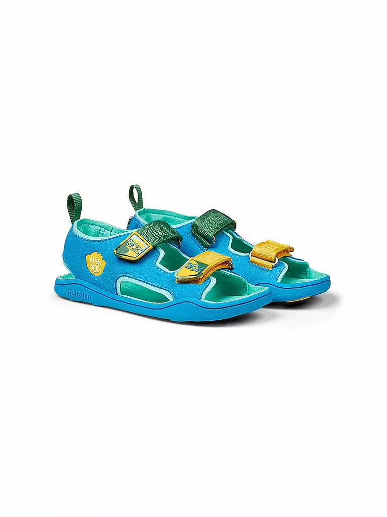 AFFENZAHN | Kinder Sandalen AIRY Bär | türkis