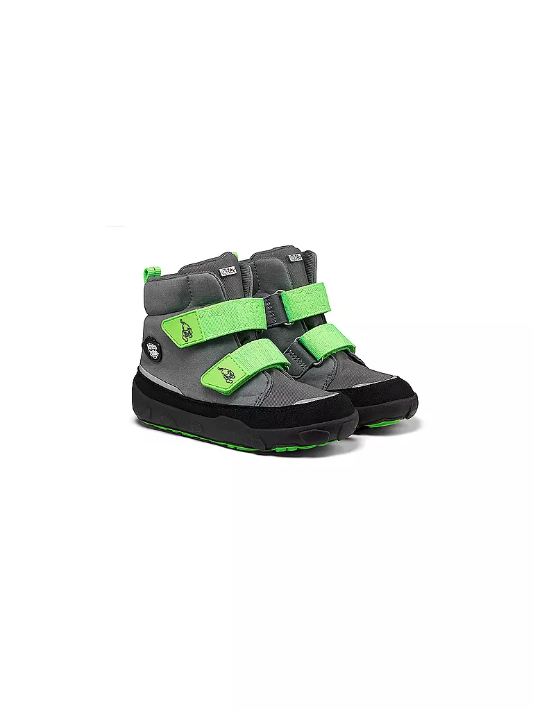 AFFENZAHN | Kinder Winterstiefel VEGAN COMFY Panther | grün