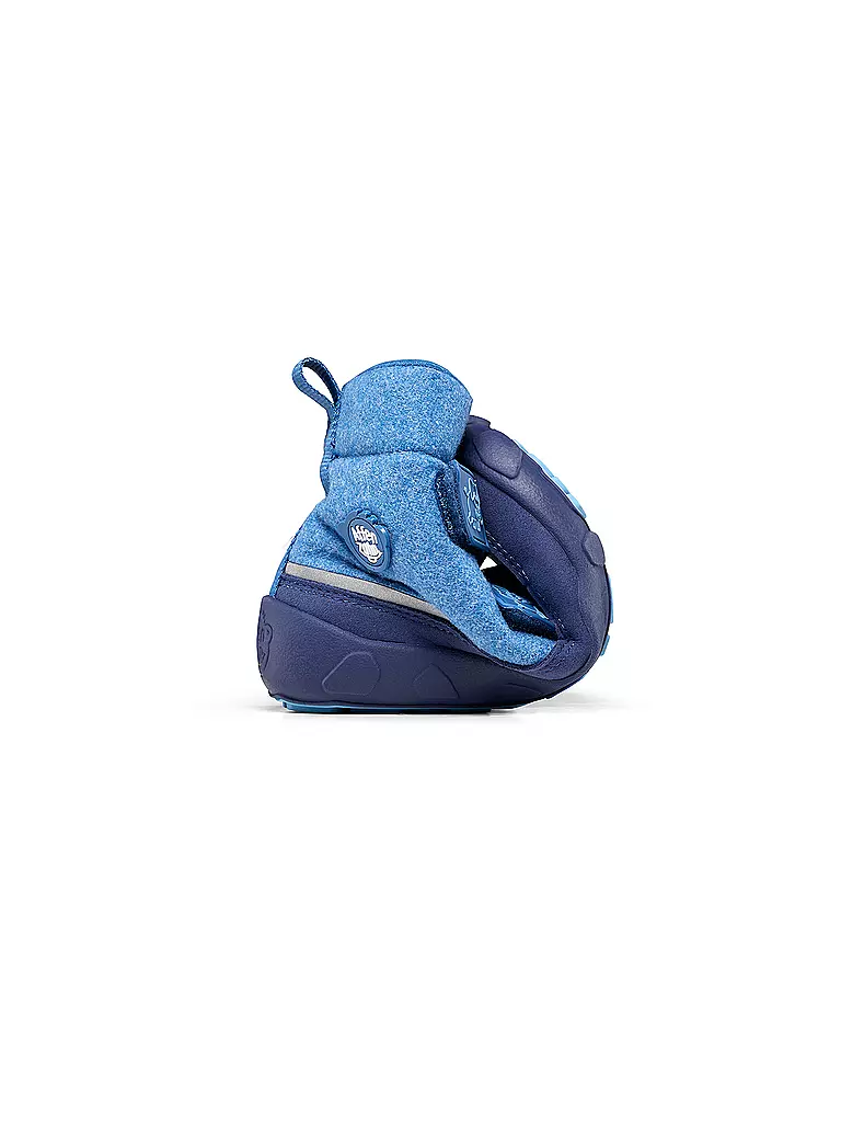 AFFENZAHN | Kinder Winterstiefel WOLLE COMFY Elefant | blau