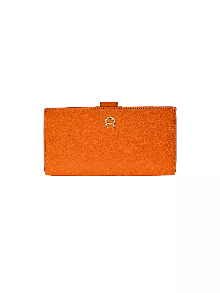 AIGNER | Ledergeldbörse ZITA | orange