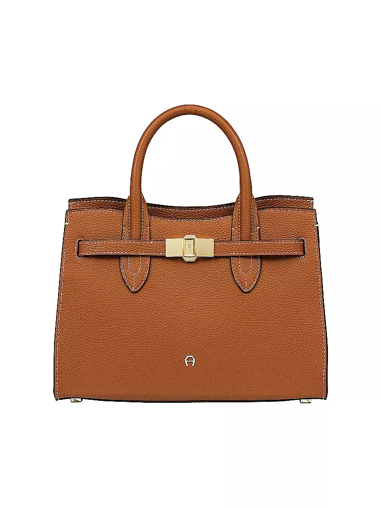 AIGNER | Ledertasche  Henkeltasche FARAH Medium | braun