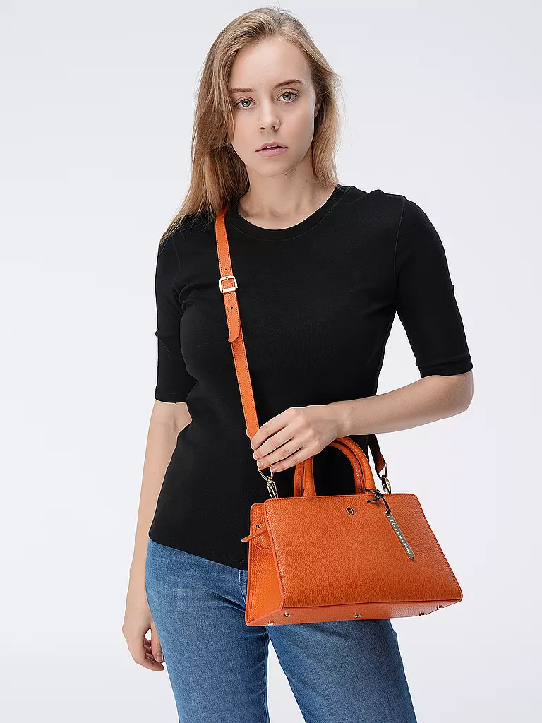 AIGNER | Ledertasche - Henkeltasche CYBILL | orange