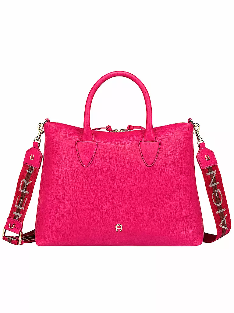 AIGNER | Ledertasche - Henkeltasche ZITA M | pink