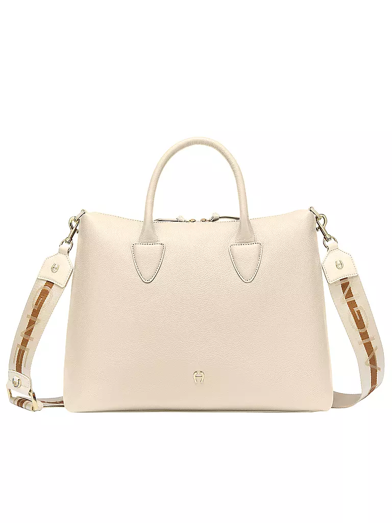 AIGNER | Ledertasche - Henkeltasche ZITA Medium# | creme