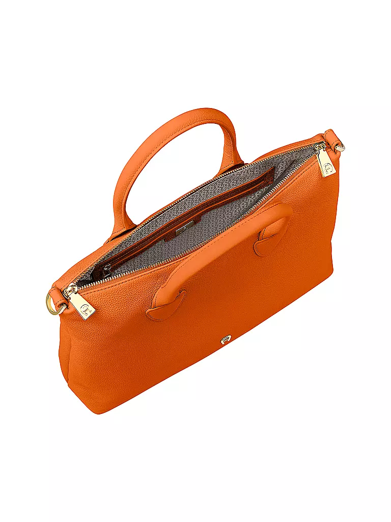 AIGNER | Ledertasche - Henkeltasche ZITA Medium | orange