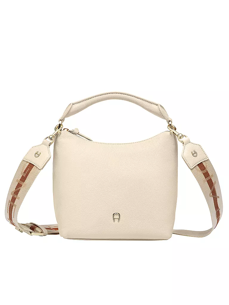 AIGNER | Ledertasche - Hobo Bag ZITA Small | creme