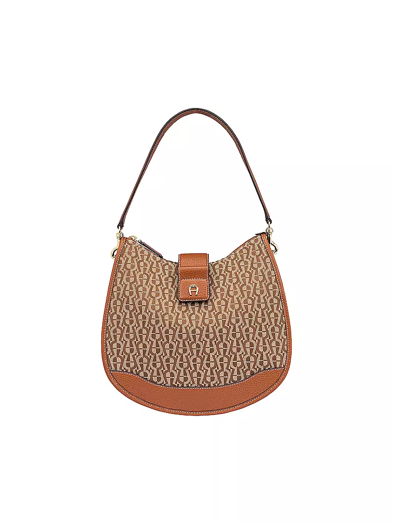 AIGNER | Ledertasche - Hobo EMEA Medium | braun