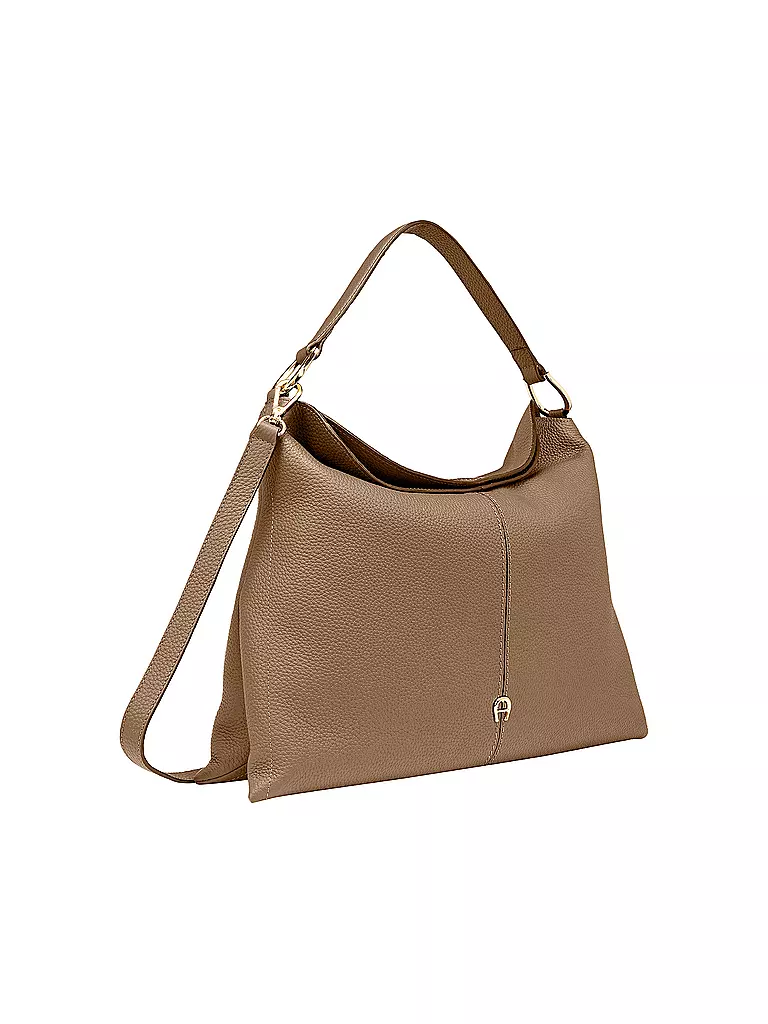 AIGNER | Ledertasche - Hobo SAVANNAH Large | beige