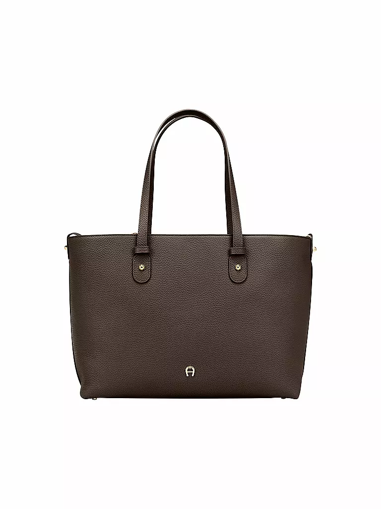 AIGNER | Ledertasche - Shopper DIADORA Large | grau