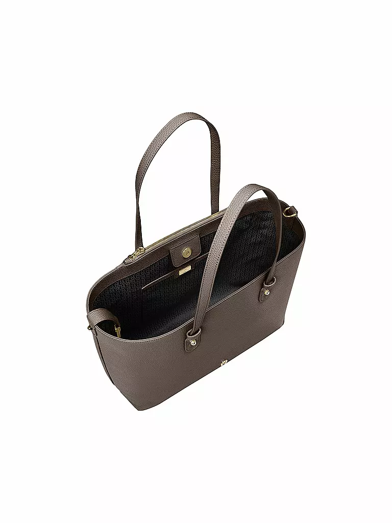 AIGNER | Ledertasche - Shopper DIADORA Large | grau