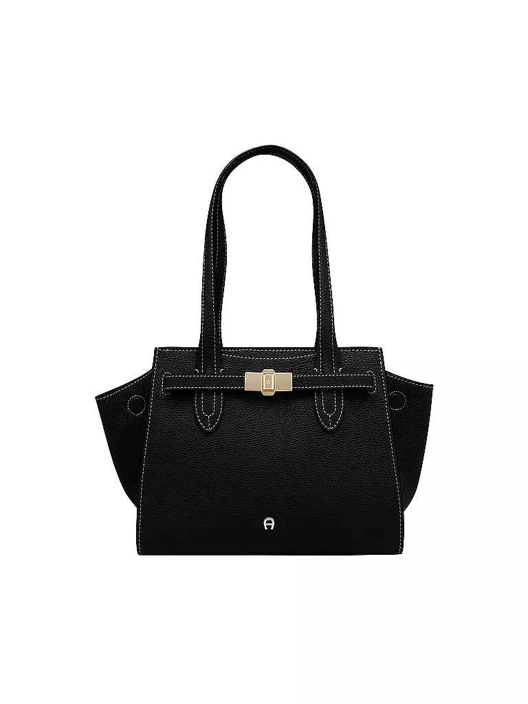 AIGNER | Ledertasche - Shopper FARAH Medium  | schwarz