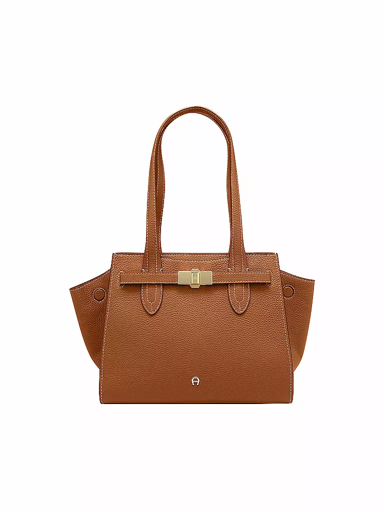 AIGNER | Ledertasche - Shopper FARAH Medium  | camel