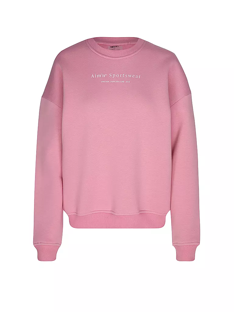 AIMN | Sweater SERIF | rosa